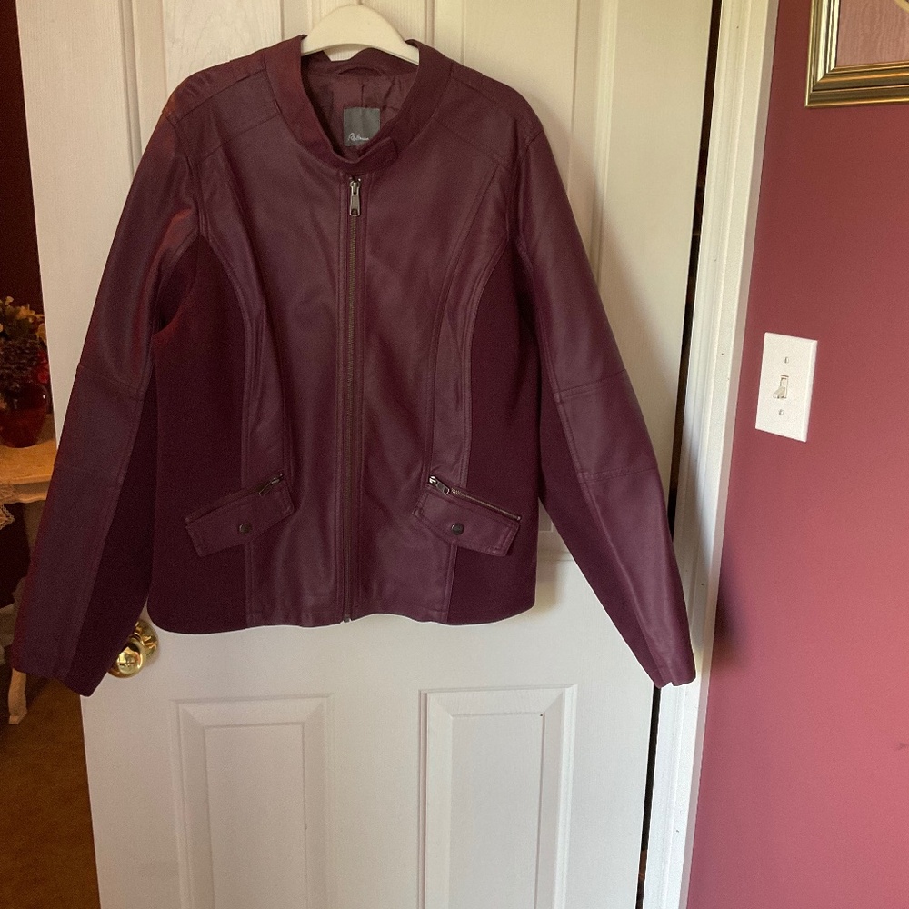 Vegan leather jacket